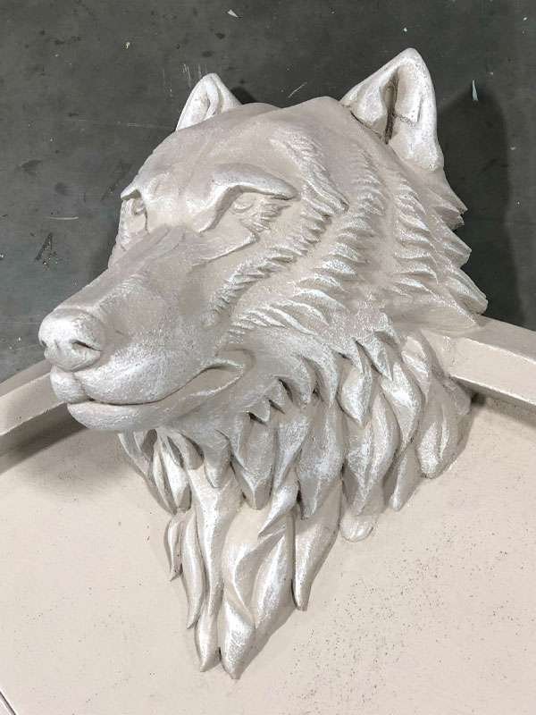 Sculpture_Wolf_Head Sculpture Wolf Head