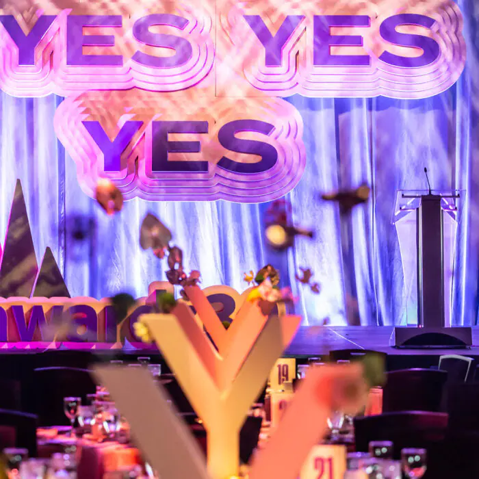 30084460_243714412868376_1093547253936685056_n - The Bees Knees Design Themed Events for the annual Ace Awards "YES" in Edmonton.