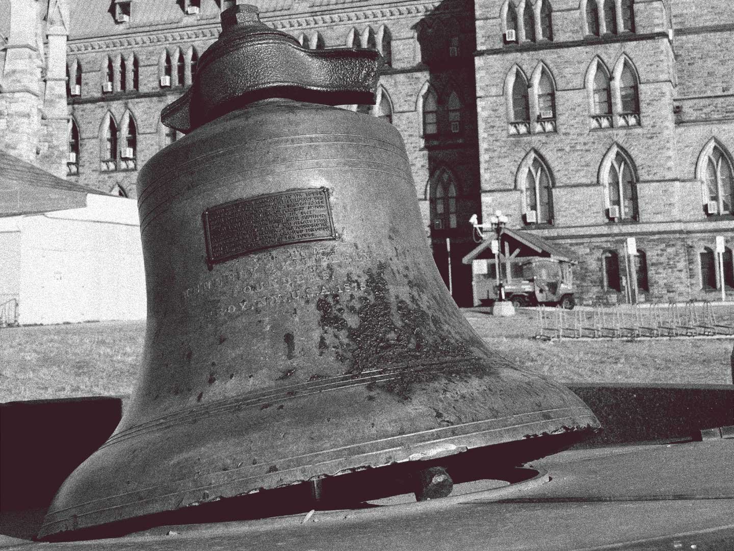 Peace Tower Old Bell at Parliament Hill.