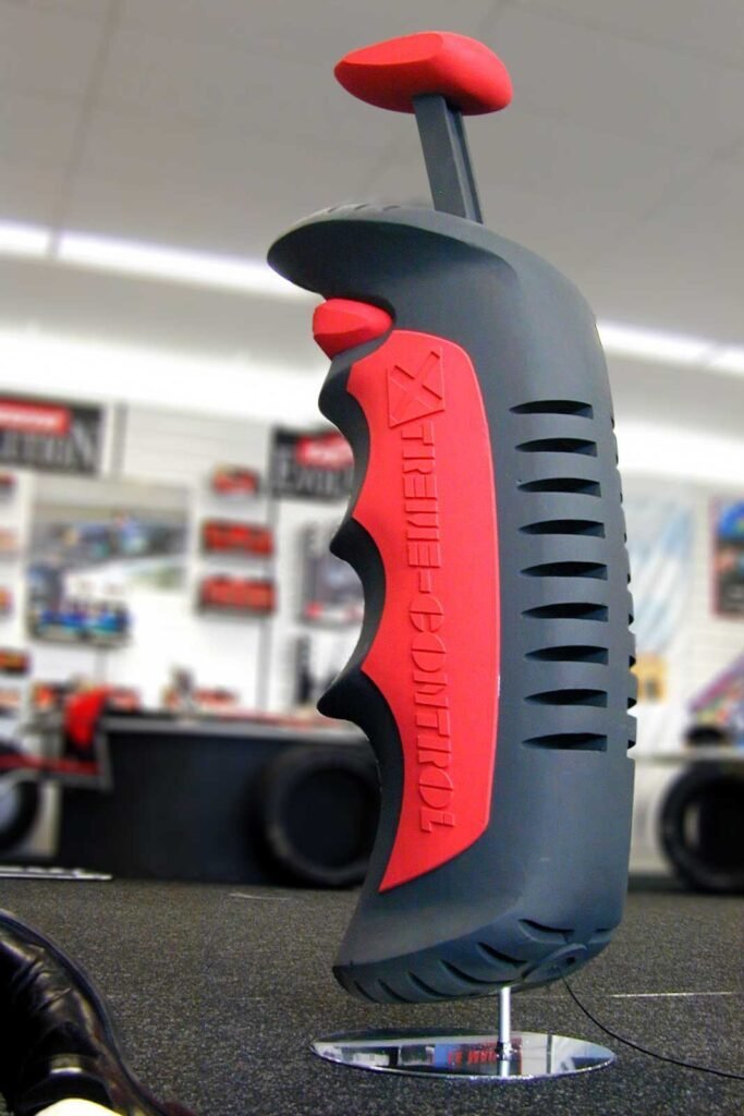 PORTRAIT_CARRERA Carrera product replicas, 5 feet tall window display props and joystick replica | TBKD